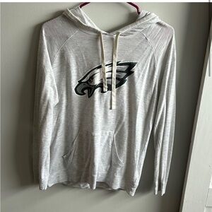 Gray Hoodie with Eagle Logo
